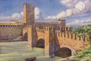 Vecchio kastély, Verona (színes litó)