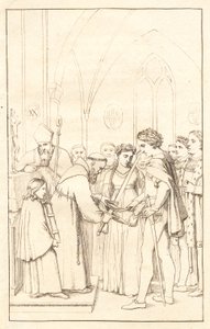 Axel és Valborg. 3. felvonás alkotó: Christoffer Wilhelm Eckersberg