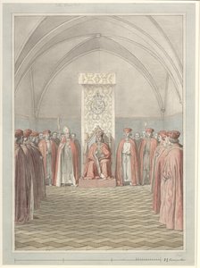 Az Elefánt Rend alapítása alkotó: Christoffer Wilhelm Eckersberg
