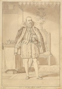 II. Frederik koronázási jelmezben. alkotó: Christoffer Wilhelm Eckersberg