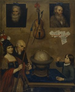 Motívum Ludvig Holberg "Jeppe på Bjerget" című művéből, III. felvonás, 3. jelenet alkotó: Christoffer Wilhelm Eckersberg