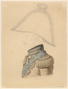 VI. Frederik portréja profilban balra alkotó: Christoffer Wilhelm Eckersberg