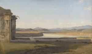 Kilátás a Fontana Acetosa, Róma alkotó: Christoffer Wilhelm Eckersberg