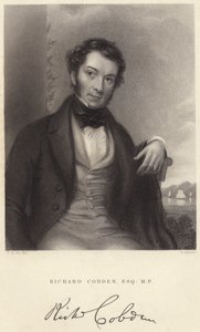 Richard Cobden, Esquire, M P (metszet) alkotó: C. A. du Val and Co.