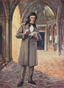 John Ruskin Velencében (színes litó) alkotó: C. Dudley Tennant