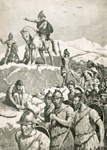 A hatalmas Sándor továbbsöprése (litho) alkotó: C. Dudley Tennant