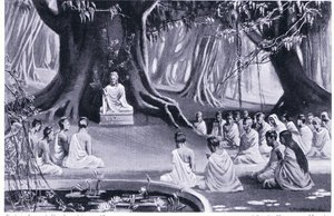 Buddha tanításának utolsó napjai, ie 489 alkotó: C. Hargrave Martin