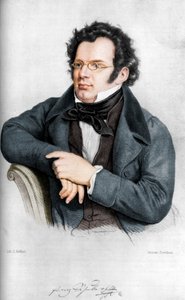 Franz Peter Schubert 1797-1828, osztrák zeneszerző alkotó: C Helfert