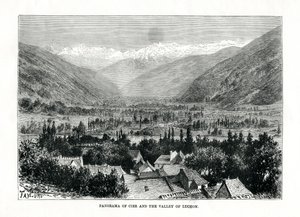 Cier és Bagneres-de-Luchon völgye, Franciaország, 1879.