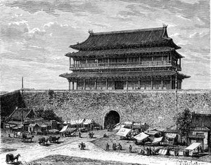 Tienanmen kapu, Peking, Kína, 19. század