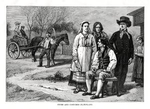 Típusok és jelmezek Finnországban, 1879