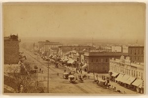 [West Side Main St., Salt Lake City Utah] alkotó: C. R. Savage