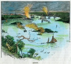 Sydney, Új-Dél-Wales, Ausztrália, 1885. alkotó: C. Wilkinson