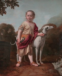 Egy lány portréja vadászlányként, by Caesar van Everdingen