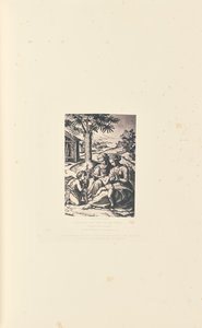 Pálmafás Szűzanya, M. Antonio metszete alkotó: Caldesi and Montecchi