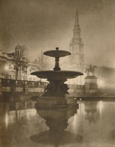 „Az éjszakai eső elmélkedések medencéjévé változtatta a járdákat”, 1935. alkotó: Calkin
