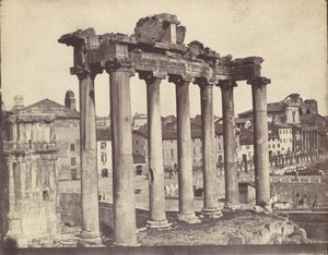 Concord temploma, Róma, 1850-es évek.