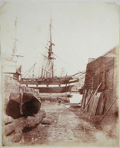 Folyói és rakparti jelenet 1846 körül (fotogravír)