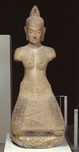 Jayarajadevi szobra Tara buddhista istenség vagy Prajnaparamita (homokkő) képében