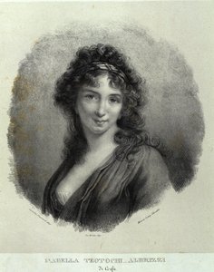 Isabella Teotochi Albrizzi portréja (litho)