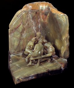 "szerelmes ülések" 1897 (bronz és ónix)