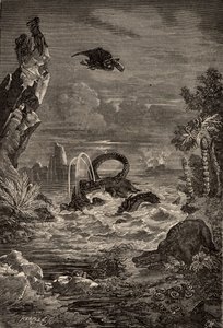 Föld a dinoszauruszok idején alkotó: Camille Flammarion