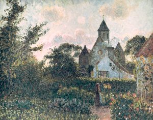 Knocke templom, 1894 alkotó: Camille Jacob Pissarro