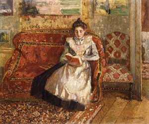 Jeanne Reading, 1899 alkotó: Camille Jacob Pissarro