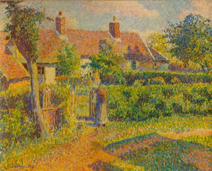 A házikó, 1887, 1935. alkotó: Camille Jacob Pissarro