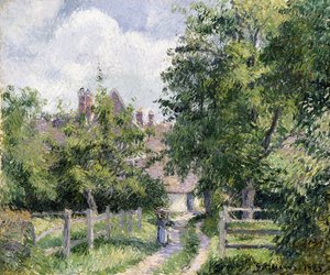 Saint-Martin, Gisors közelében, 1885 alkotó: Camille Jacob Pissarro