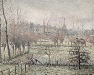 Hóeffektus Eragnyban, 1894 alkotó: Camille Jacob Pissarro