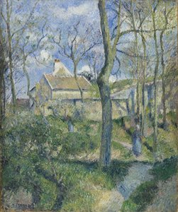 Az ösvény Les Pouilleux-ba, Pontoise, 1881 alkotó: Camille Jacob Pissarro