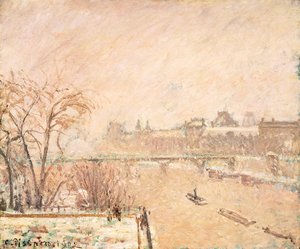 A Szajna a Pont-Neuf felől alkotó: Camille Jacob Pissarro