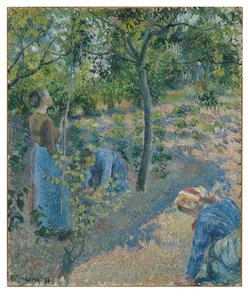 Almaszedés alkotó: Camille Jacob Pissarro