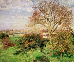 Őszi reggel Èragnyban, 1897 alkotó: Camille Jacob Pissarro