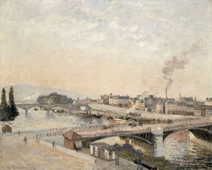 Boieldieu és Corneille híd alkotó: Camille Jacob Pissarro