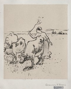 Tehénpásztor alkotó: Camille Pissarro