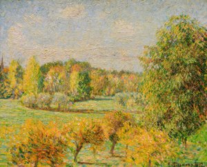 Őszi hatás, dió, Eragny alkotó: Camille Pissarro