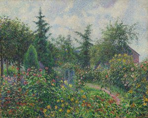 Kert és tyúkól Octave Mirbeau-nál, Les Damps, 1892.