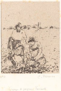 Parasztcsoport Parasztcsoport, c. 1899. alkotó: Camille Pissarro