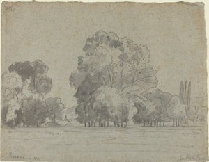 Fák ligete alkotó: Camille Pissarro