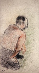 Julien Tanguy (kréta papíron) alkotó: Camille Pissarro