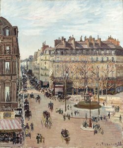 Rue Saint-Honoré alkotó: Camille Pissarro
