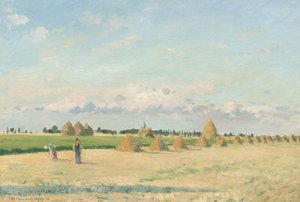 Táj, Ile de France, 1873. alkotó: Camille Pissarro