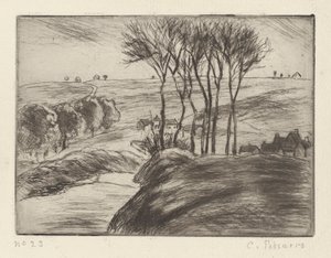 Táj Osnynál alkotó: Camille Pissarro