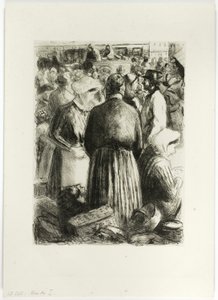 Pointoise-i piac alkotó: Camille Pissarro