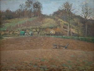 Felszántott Föld alkotó: Camille Pissarro