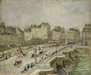 Pont Neuf, Hóhatás, 2. sorozat alkotó: Camille Pissarro