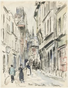 Rue Damiette, Rouen alkotó: Camille Pissarro