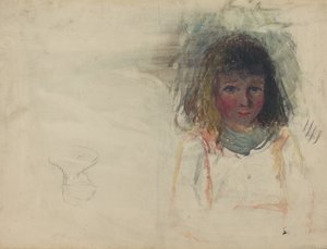 A művész fia, Georges [verso] alkotó: Camille Pissarro